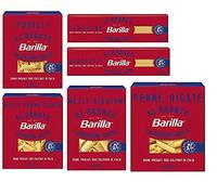 Test Pack Barilla Pasta al Bronzo Bronze Drawn Noodles Pasta 6 x 400 g Raw Processing Method, 7.0 Pieces