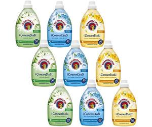 Test Pack Chantclair Ammorbidente i Concentrati Fabric Softener (9 x 1000 ml) Long Lasting Fragrance 50 Washes Detergent