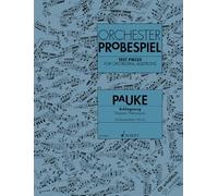 Test Pieces for Orchestral Auditions: Timpani / Percussion - Excerpts from the Operatic and Concert Repertoire - timpani/percussion - difficult - (sheet music) - (ED 7855)