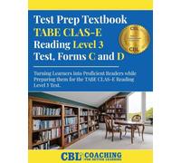 Test Prep Textbook TABE CLAS-E Reading Level 3 Test, Forms C and D