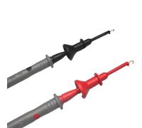 Test Probe Hook - Flexible Multimeter Hook Clamp, Large Spring Grabber Connector, Precision Circuit Measurement Accessory, Secure Electrical Testing Tool | Electronic Diagnostic Lead Attachment