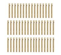 Test Probe Needle Cover Gold Plated Brass 3.55mm Dia 34mm Length Stable Performance Low for Electronic Components Testing Accessories 50 Pack