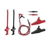 Test Probes Leads Brass PVC PA Multimeter Testing Leads Kit 30VAC 60VDC Maximum 19A Efficient Electrical Performance Electronic Accessories with Wear Resistance