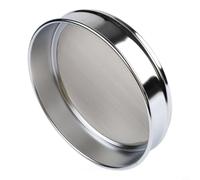Test Sieve 20 cm 304 Chrome-Plated Frame Mesh Sieve 4-600 Mesh Sampling Sieve for Industry Laboratory Food Pharmacy Metal Powder Sand Earth Silver (600 Mesh)