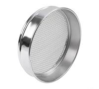 Test Sieve 20cm Diameter with Double Layer Frame - Stainless Steel Mesh Strainer for Tea Screening 4-600 Mesh(7 mesh)