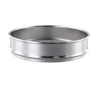 Test Sieve 20cm Laboratory Grade Wire Cloth Filter with Chrome Frame for Testing Sample Inspection Various Mesh Sizes(20 Mesh)