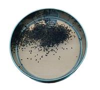 Test Sieve,Flour Sifter, Fine Mesh Seive,Stainless Steel Round for Baking Cooking Home Kitchen lab Diameter 30cm (Mesh Size 0.8mm)