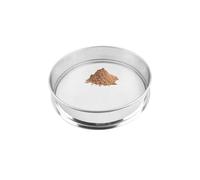 Test Sieve,Flour Sifter, Fine Mesh Seive, Stainless Steel Testing Sieve Mesh 0.003-12.5mm Diameter 15-40cm Silver(Mesh 3mm)
