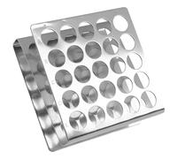 Test Tube Rack Holder Z Shaped Stand 25 Hole Stainless Steel