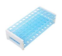Test Tube Rack Plastic Test Tube Rack 50 Slot Lab Holder For Chemistry Testing Sampling Reusable Storage Organizer Stand