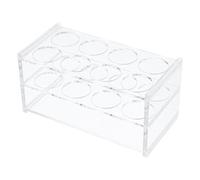 Test Tube Rack - Storage Test Tube Rack - Acrylic Display 8 Holes Container for Laboratory Classroom Testing Education Science Shelf Storage Organization