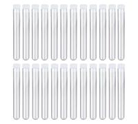 Test Tubes 60 Pieces: Clear Tubes with Lids, Clear Test Tubes | 10ml Tubes with Caps Science Experiments, Home Party Decoration, Wands