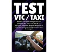 Test VTC / Taxi: Maîtrisez les règles et obligations d’un chauffeur VTC grâce à ce quiz de 100 questions. Idéal pour réviser la législation, la ... bonnes pratiques du transport de passagers.