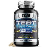 Test Xtreme Supplement for Men - High Strength Booster Supplements with D-Aspartic Acid, Maca Root, Zinc and Magnesium (120 Vegan Capsules)