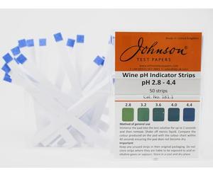 Testallwater - Wine pH Indicator Strips | Precision pH 2.8-4.4 for Winemaking | Kombucha & Cider Testing | 50 Pack | Ideal for Vineyard & Home Brewing, pH-sensitive Indicator