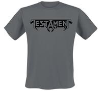 Testament Bay Area Thrash Blackout T-Shirt charcoal L