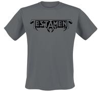 Testament Bay Area Thrash Blackout T-Shirt charcoal S