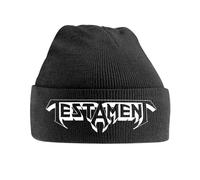 Testament Beanie Hat Band Logo Official Black One Size