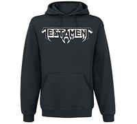 Testament Hoodie Bay Area Thrash Band Logo Official Mens Black Pullover M