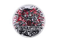 Testament Return to The Apocalyptic City Thrash Me Patch Badge Embroidered Iron on Applique Souvenir Accessory