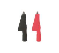 Testboy 97324000 Alligator Clip Set Black/Red Crocodile Clips