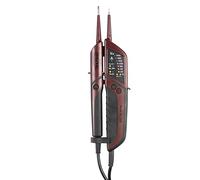 Testboy Profi III LED two-pole voltage tester CAT IV 1000 V with FI test (optical display via LED, one-handed operation, testing without finger contact), red/black