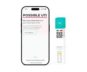 TestCard | The ONLY At Home Digital UTI Test Kit with Access to Treatment | 2 Tests | Low Cost Self-Check Urinary Tract Infection Test | Instant Medical Grade Test Results | Simple Instructions