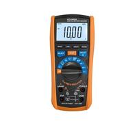 Tester Electric, Digital Insulation Resistance Tester True RMS AC DC Multimeter Diode Motor Check Clips Data Hold Alarm