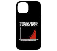 Testicular Injuries in Women's Sports Funny Sarcastic Case for iPhone 14
