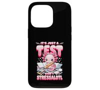 Testing Day Axolotl Its Just A Test Dont Stress Stressalotl Case for iPhone 13 Pro