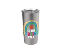 Testing Day Shool Teacher Student Rainbow Teaching Test Era Stainless Steel Insulated Tumbler