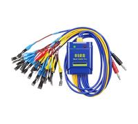 Testing Power Cable Set 24 Clip Terminals Soft Silicone Wiring for Phone Repair Stations, 3.7-4.6V Input, Up to 5A Output Phone Repair Power Cable Mobile Board Testing Service Troubleshooting Clip