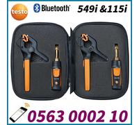 Testo 0563 0002 10 Smart Probes AC & Refrigeration Test Kit Testo 115i 549i
