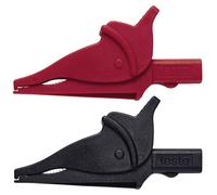 Testo 05900008 Alligator clip set 4 mm socket CAT III 600 V Black/Red