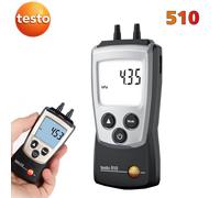 Testo 510 Temperature Digital Manometer Auto-Ranging Differiental Pressure Meter