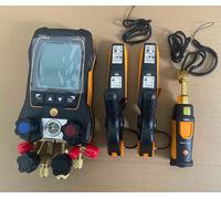 Testo 557s 0564 5571 Smart Digital Manifold Kit W/ Wireless Vacuum Clamp Probe