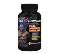 Testo Complex, Peruvian Maca Root 8000mg Equivalent, Men’s Food Supplement - Tribulus, Fenugr shwagandha, Panax Ginseng & Zinc - High Strength Formula - 120 Vegan Capsules - Made in the UK