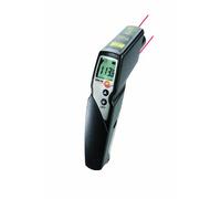 Testo Infrared Thermometer Set with Leather Case, Kreuzband Surface Probe, 2x AAA Batteries, Calibration Certificate - 0563 8314 - 0602 0393 - 830-T4