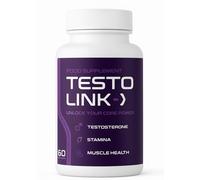 Testo Link - Advanced Formula - Unlock Your core Power - All Natural - Vegan Men's Vitality Complex - Natural Ingredients - 60 Capsules