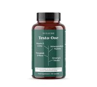 Testo One® Testosterone Supplements for Men | Nullure | 120 Caps (2 Months) | Third-Party Tested in Germany | Vegan & Additives free| Testosterone Supplements for Men | 8 Ingredients Tribulus Fenugreek