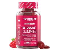 Testosterone Booster Gummies | Maca Root, Tribulus Terrestris | Novomins