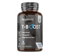 Testosterone Supplements for Men - 180 Vegan Tablets - 3 Months Supply