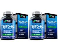 Testosterone Supplements for Men -Zinc & Magnesium Formula, Supports Normal Testosterone Levels & Muscle Health - Male Supplement, 60 Days Supply - UK Formulated (Pack of 2)