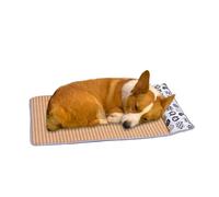TESUKOITE Heatwave Survival Mat for UK Pets - Plant-Based Cooling Tech, Non-Slip & Claw-Proof | No More Panting (S(39 * 29CM) For pets up to 1.5kg, Cute cat)