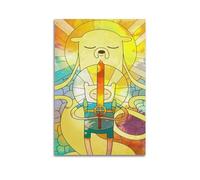 TESUXYEHH Anime Adventure Time Creative Poster Poster Decorative Painting Canvas Wall Posters And Art Picture Print Modern Family Bedroom Decor Posters 08x12inch(20x30cm)