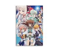 TESUXYEHH Anime Magical Girl Nanoha Poster Poster Decorative Painting Canvas Wall Posters And Art Picture Print Modern Family Bedroom Decor Posters 08x12inch(20x30cm)