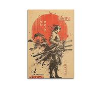TESUXYEHH Anime One Piece Zoro Character Poster Poster Decorative Painting Canvas Wall Posters And Art Picture Print Modern Family Bedroom Decor Posters 12x18inch(30x45cm)