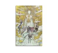 TESUXYEHH Art Poster of Yoshitaka Amano Poster Decorative Painting Canvas Wall Posters And Art Picture Print Modern Family Bedroom Decor Posters 16x24inch(40x60cm)