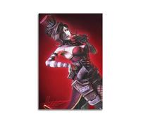 TESUXYEHH Borderlands Video Game Mad Moxxi Poster Poster Decorative Painting Canvas Wall Posters And Art Picture Print Modern Family Bedroom Decor Posters 08x12inch(20x30cm)