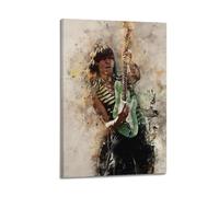 TESUXYEHH Guitarist Jeff Beck Poster Poster Decorative Painting Canvas Wall Posters And Art Picture Print Modern Family Bedroom Decor Posters 16x24inch(40x60cm)